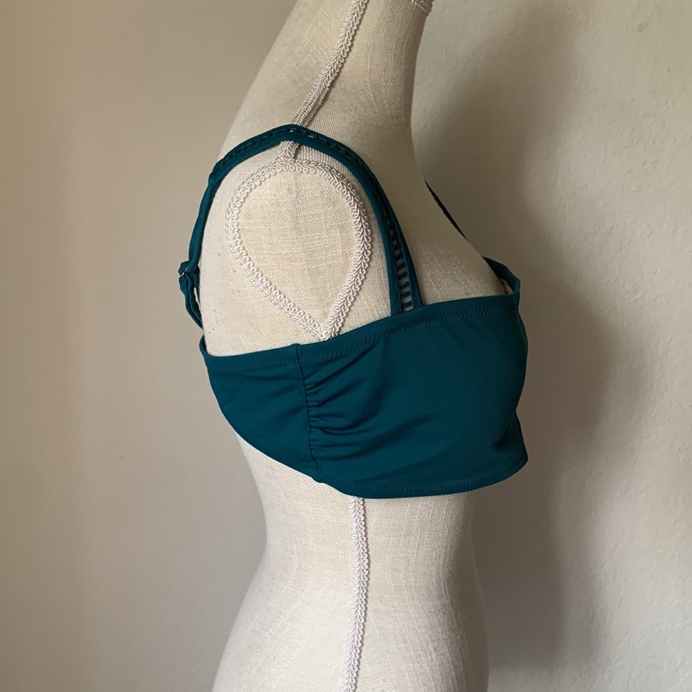 NWT SHADE & SHORE 2 pc. Bikini top & bottoms in Deep Teal - Size XL - Picture 8 of 16